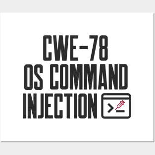 Secure Coding CWE-78 OS Command Injection Posters and Art